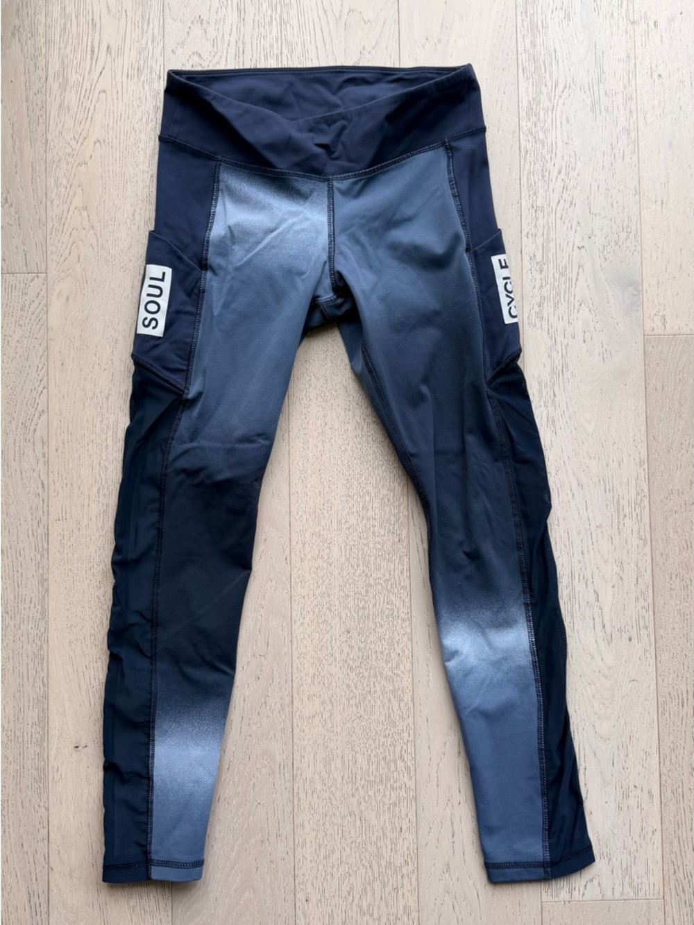 SoulCycle Navy Ombré Performance Leggings